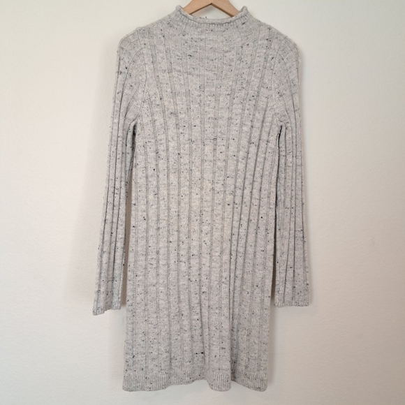 Madewell Donegal Rolled Mock Neck Ribbed Longsleeve Sweater Dress NWT - Picture 9 of 11